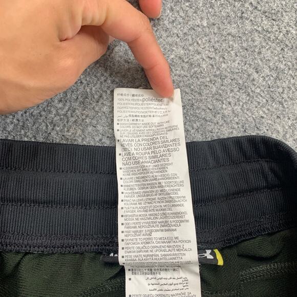 Under Armour Joggers Mens M Medium Avocado Loose Sportstyle Tapered Ankle Pants - Picture 7 of 11